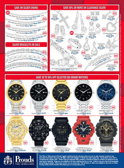 Jewellery & Watch Sale page 6 of 6