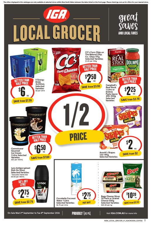 IGA NSW Local Grocer V1 page 1 of 8