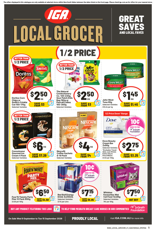 IGA NSW Local Grocer V1 page 1 of 8