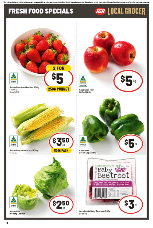 IGA NSW Local Grocer V1 page 3 of 8