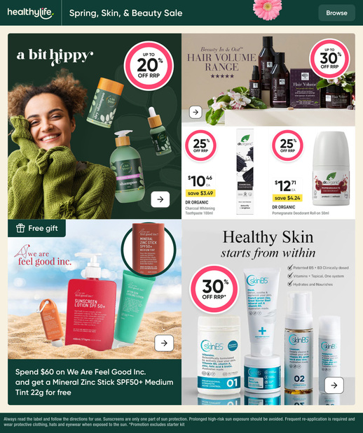 Spring Skin, & Beauty SALE page 8 of 28