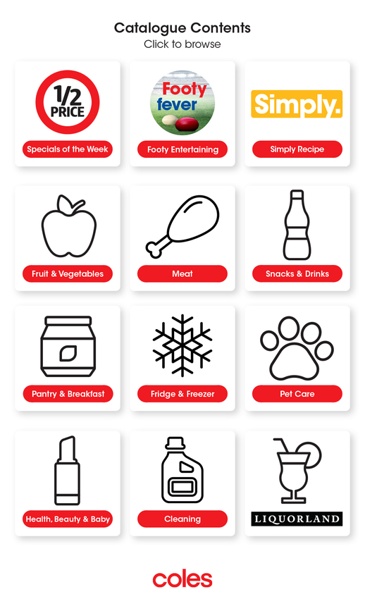 Coles Catalogue NSW METRO page 1 of 50