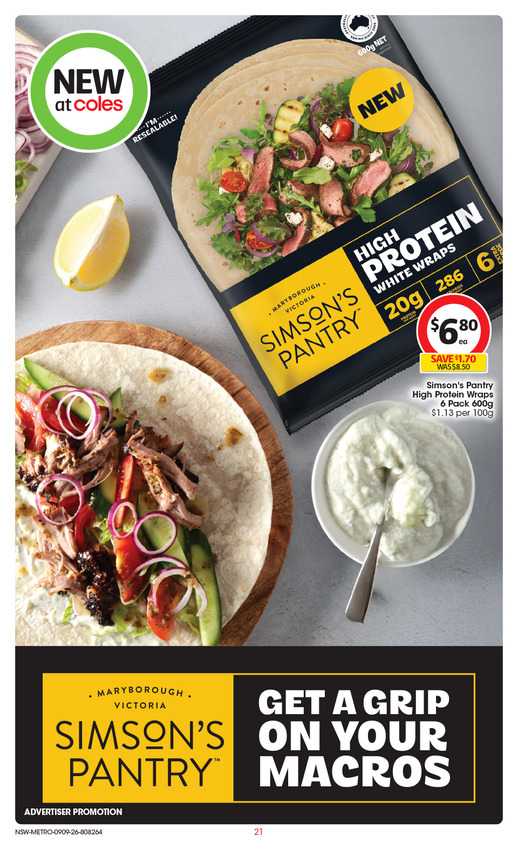 Coles Catalogue NSW METRO page 22 of 50