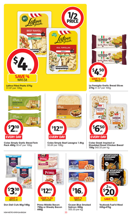 Coles Catalogue NSW METRO page 34 of 50