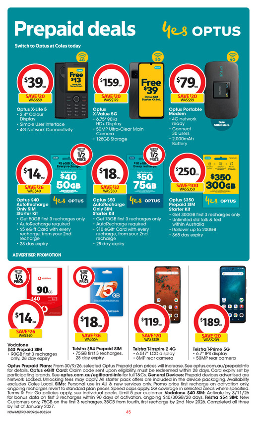 Coles Catalogue NSW METRO page 46 of 50