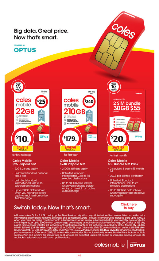 Coles Catalogue NSW METRO page 47 of 50