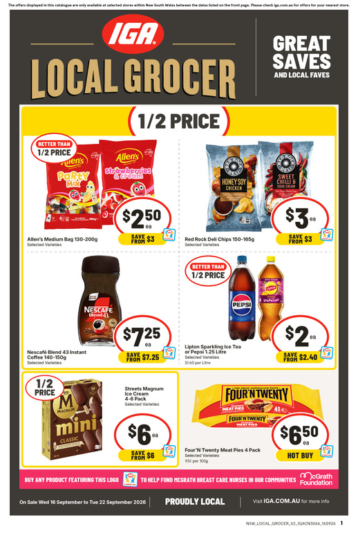 IGA NSW Local Grocer V2 page 1 of 8