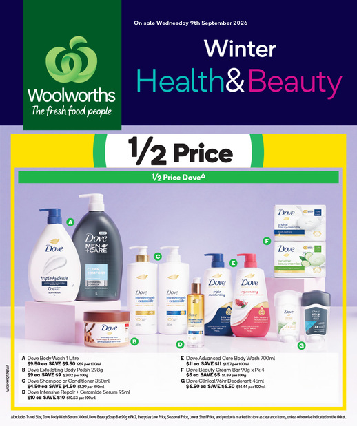 Winter Health & Beauty Catalogue NSW page 1 of 8