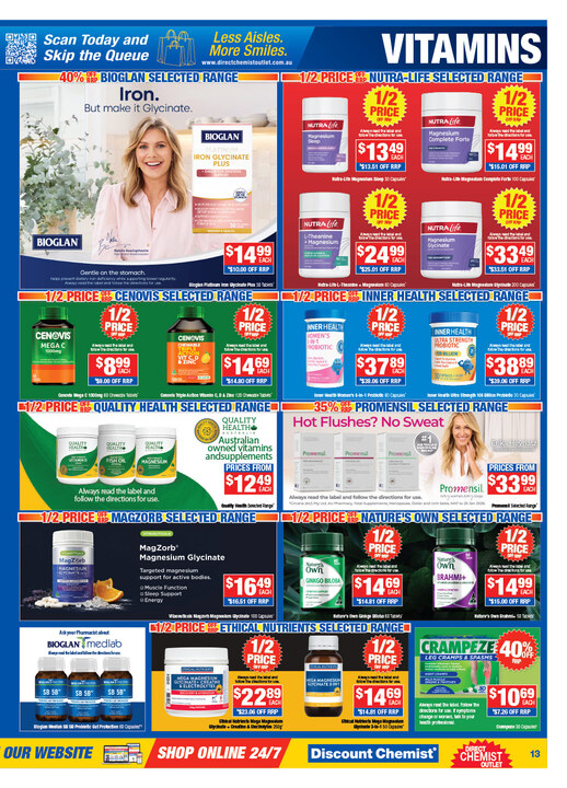 ½ Price Beauty Sale page 13 of 20