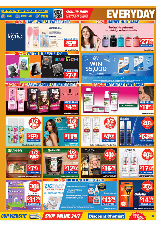 ½ Price Beauty Sale page 17 of 20