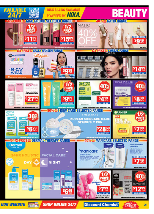 ½ Price Beauty Sale page 5 of 20