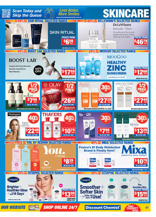 ½ Price Beauty Sale page 7 of 20