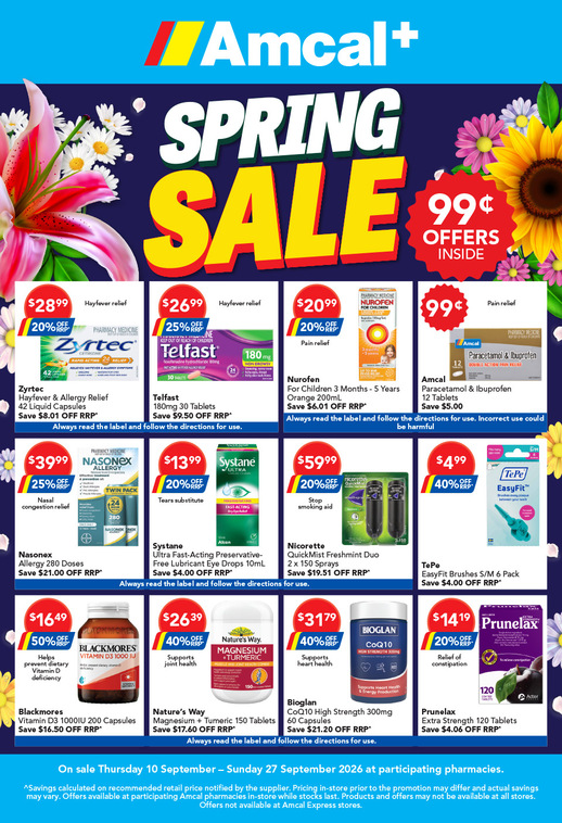 Spring Sale page 2 of 21