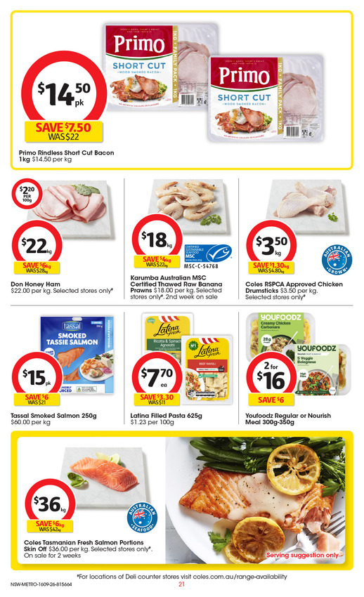 Coles Catalogue NSW METRO page 22 of 48