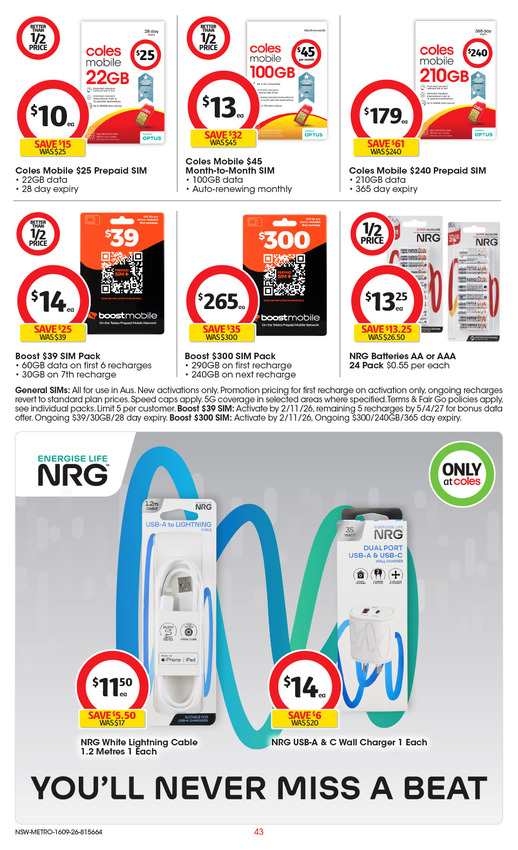 Coles Catalogue NSW METRO page 44 of 48