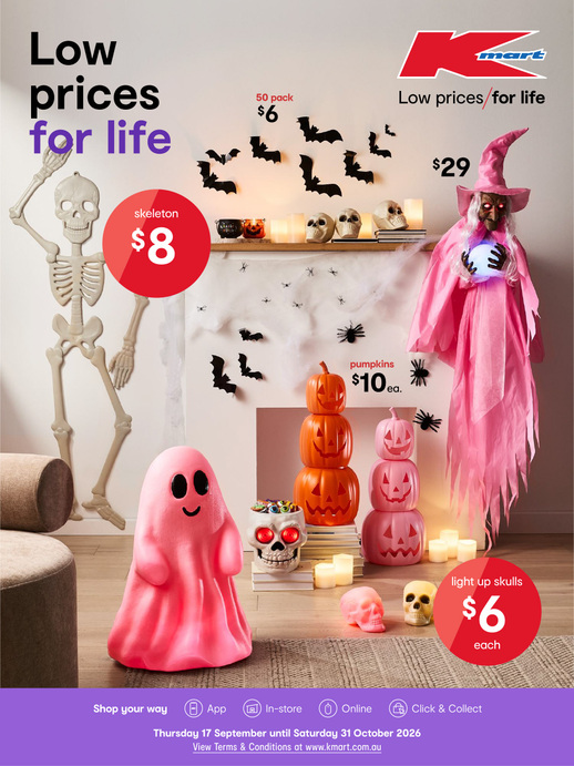Low Prices For Life - Halloween Catalogue page 1 of 35