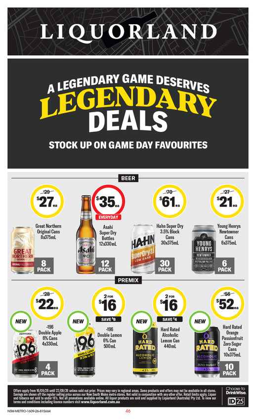 Liquorland Catalogue NSW METRO page 1 of 2
