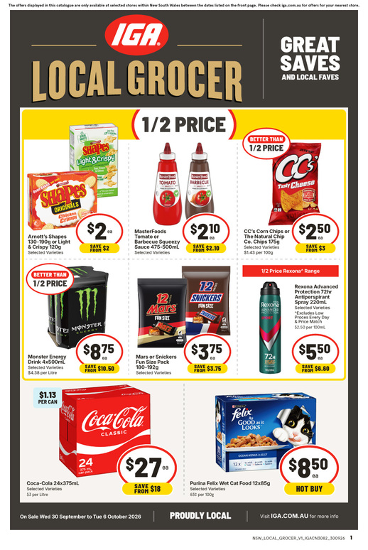 IGA NSW Local Grocer V1 page 1 of 8