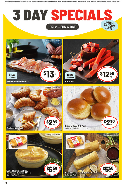 3 Day Specials page 2 of 3