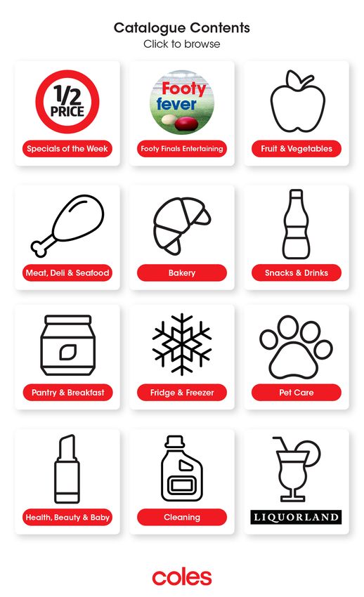 Coles Catalogue NSW METRO page 1 of 50