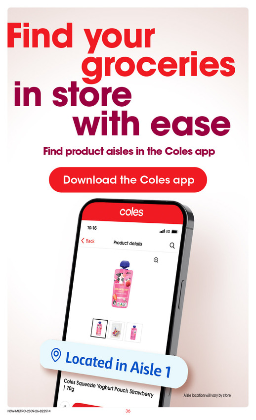 Coles Catalogue NSW METRO page 37 of 50