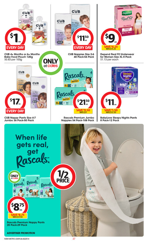Coles Catalogue NSW METRO page 38 of 50