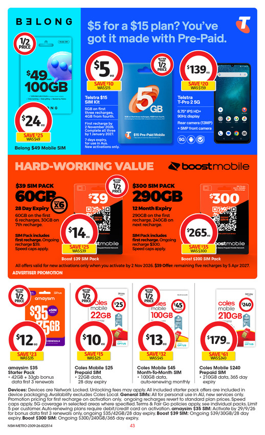 Coles Catalogue NSW METRO page 44 of 50