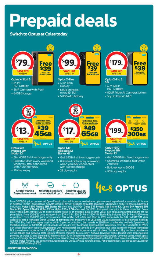 Coles Catalogue NSW METRO page 45 of 50