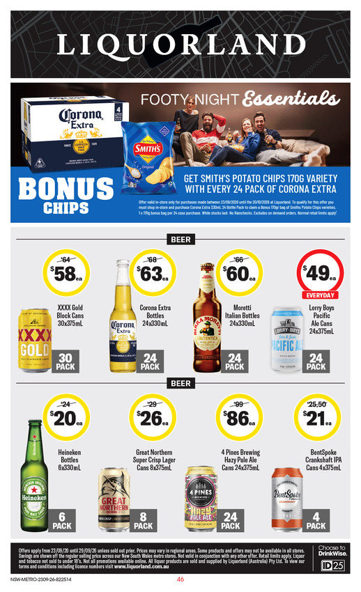Liquorland Catalogue NSW METRO page 1 of 4