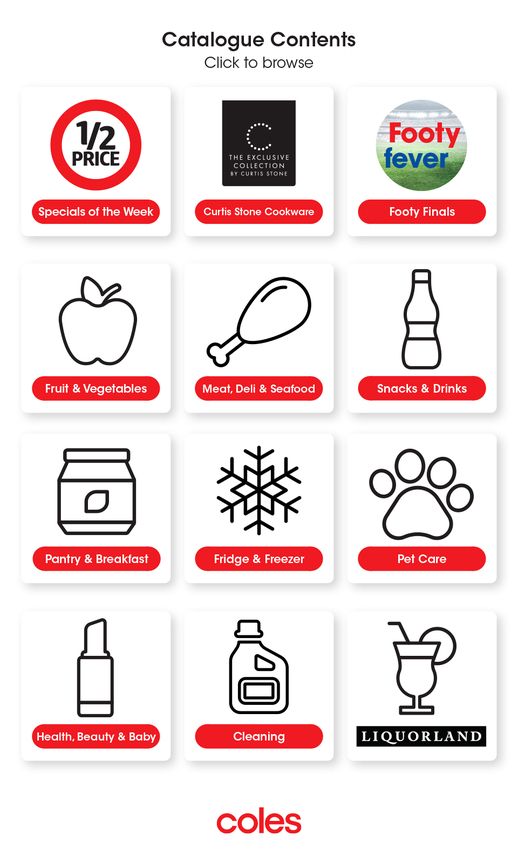 Coles Catalogue NSW METRO page 1 of 50