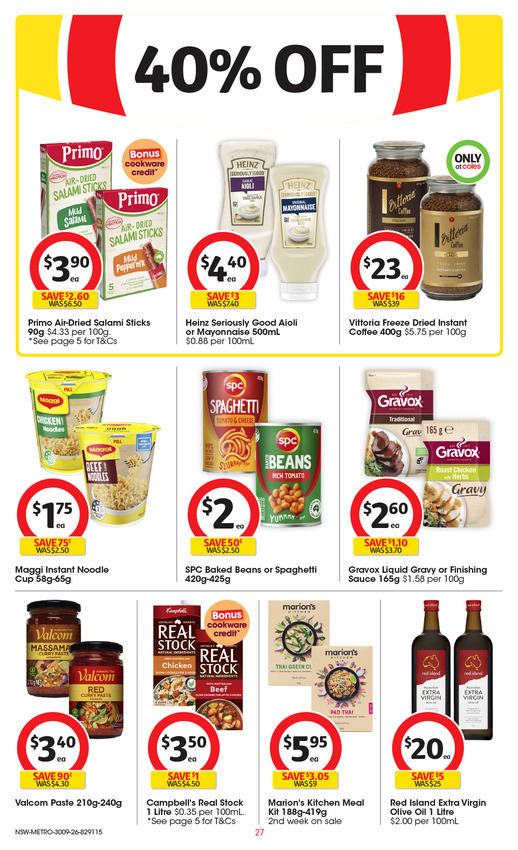 Coles Catalogue NSW METRO page 28 of 50