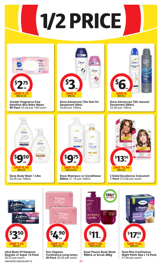Coles Catalogue NSW METRO page 40 of 50