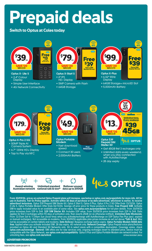 Coles Catalogue NSW METRO page 47 of 50