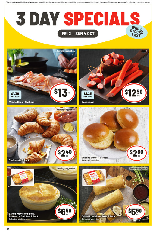 3 Day Specials page 2 of 4