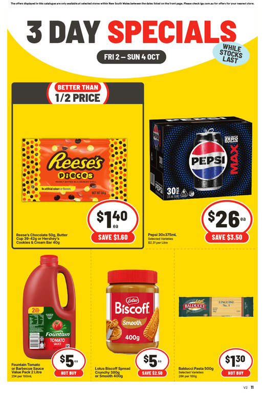 3 Day Specials page 3 of 4