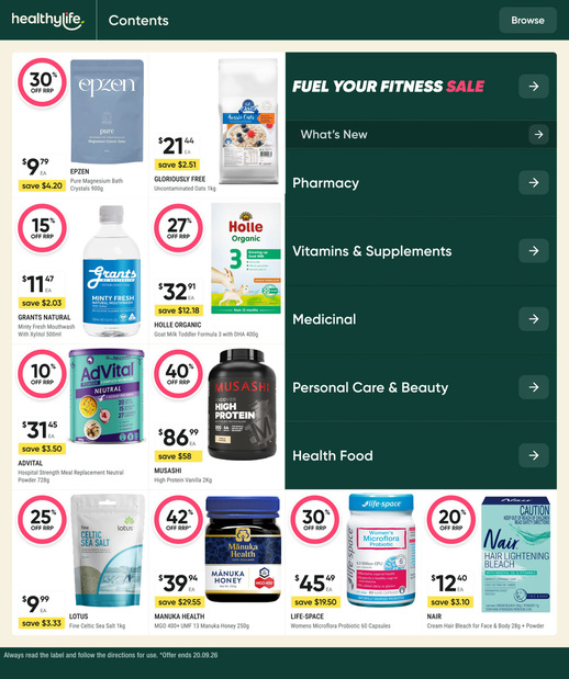 Fuel Your Fitness Sale page 2 of 25