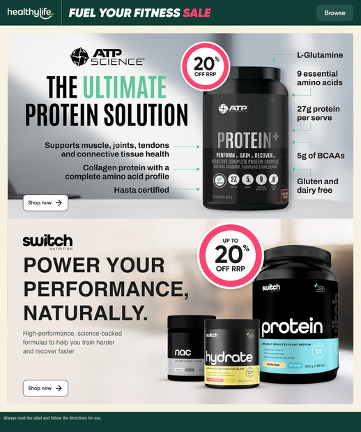 Fuel Your Fitness Sale page 3 of 25