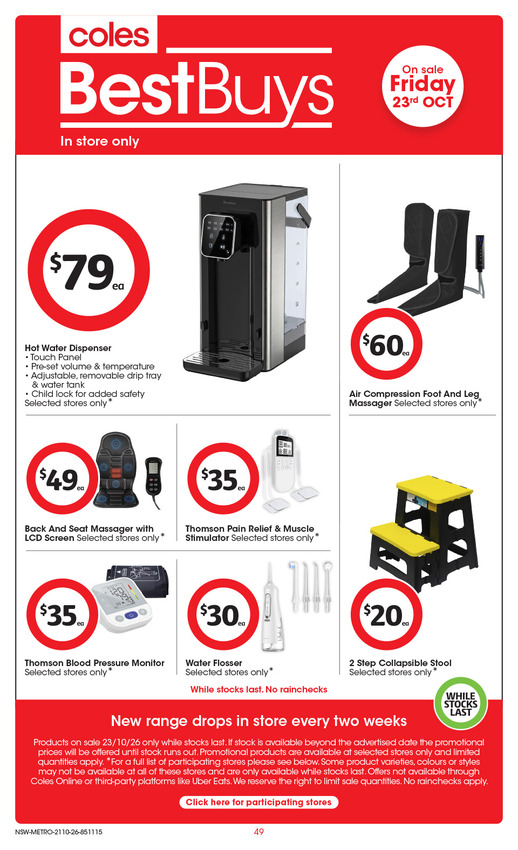 Coles Catalogue NSW METRO page 50 of 52