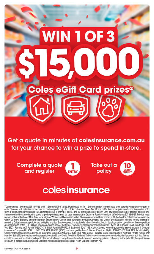 Coles Catalogue NSW METRO page 25 of 50