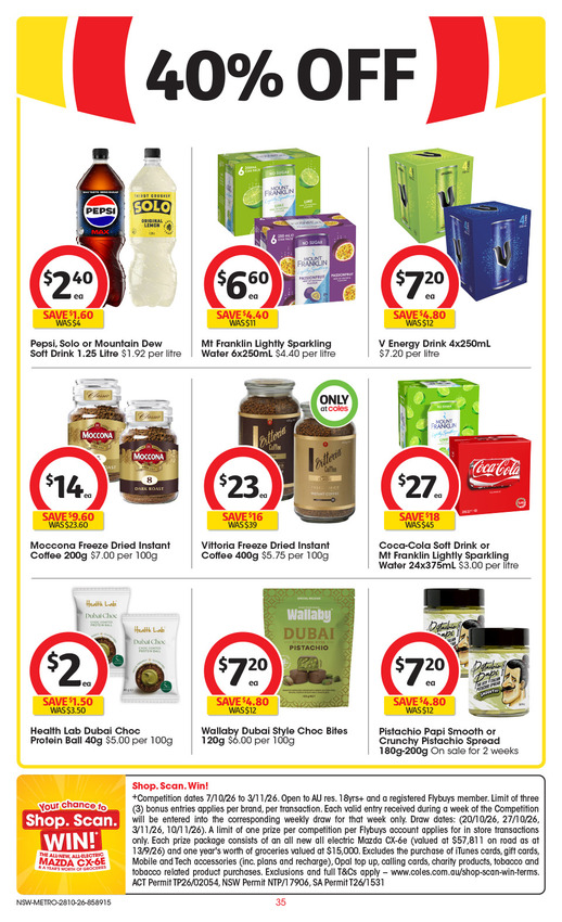 Coles Catalogue NSW METRO page 36 of 50