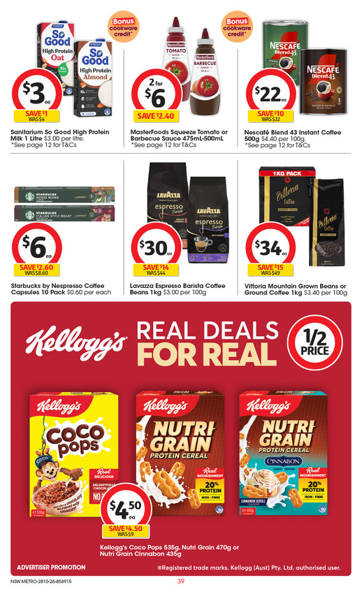 Coles Catalogue NSW METRO page 40 of 50