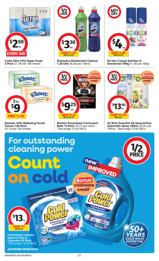 Coles Catalogue NSW METRO page 44 of 50
