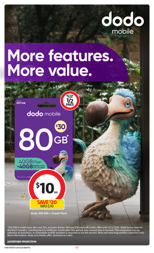 Coles Catalogue NSW METRO page 48 of 50