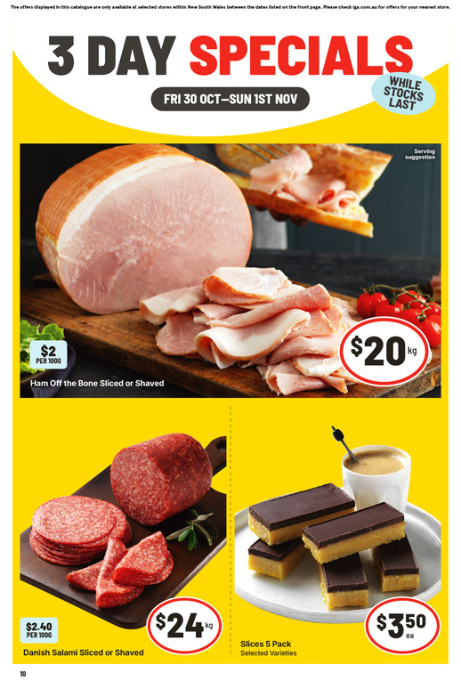 3 Day Specials page 2 of 4