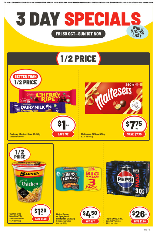 3 Day Specials page 3 of 4