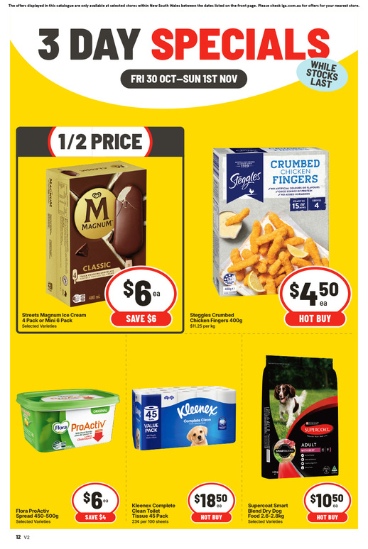 3 Day Specials page 4 of 4