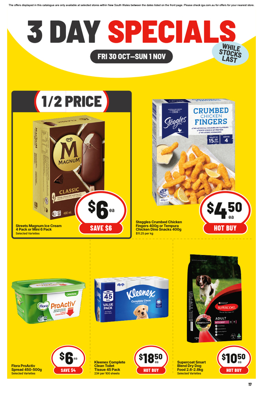 3 Day Specials page 4 of 4