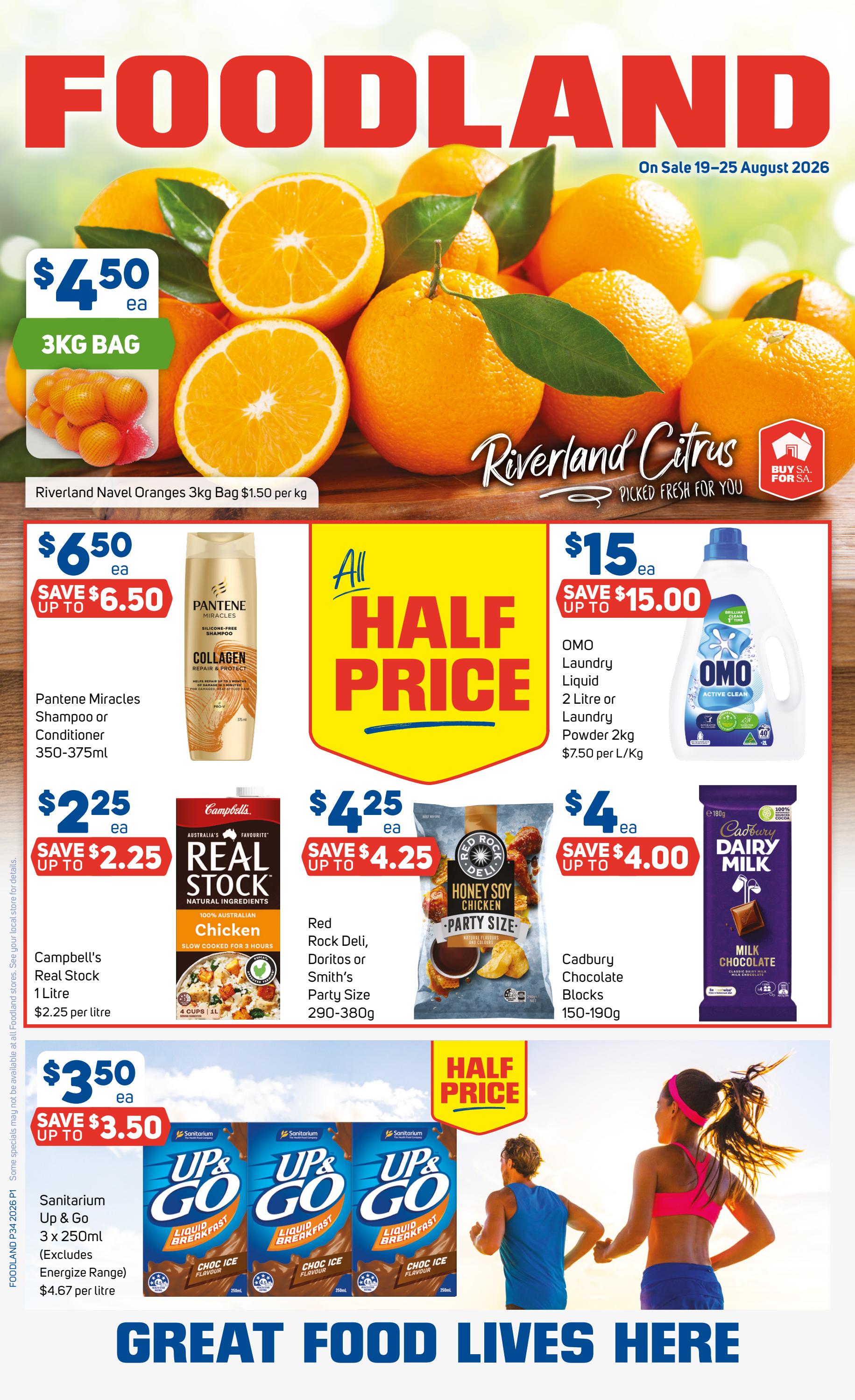 Foodland Catalogue Week 34 2026 page 1 of 36
