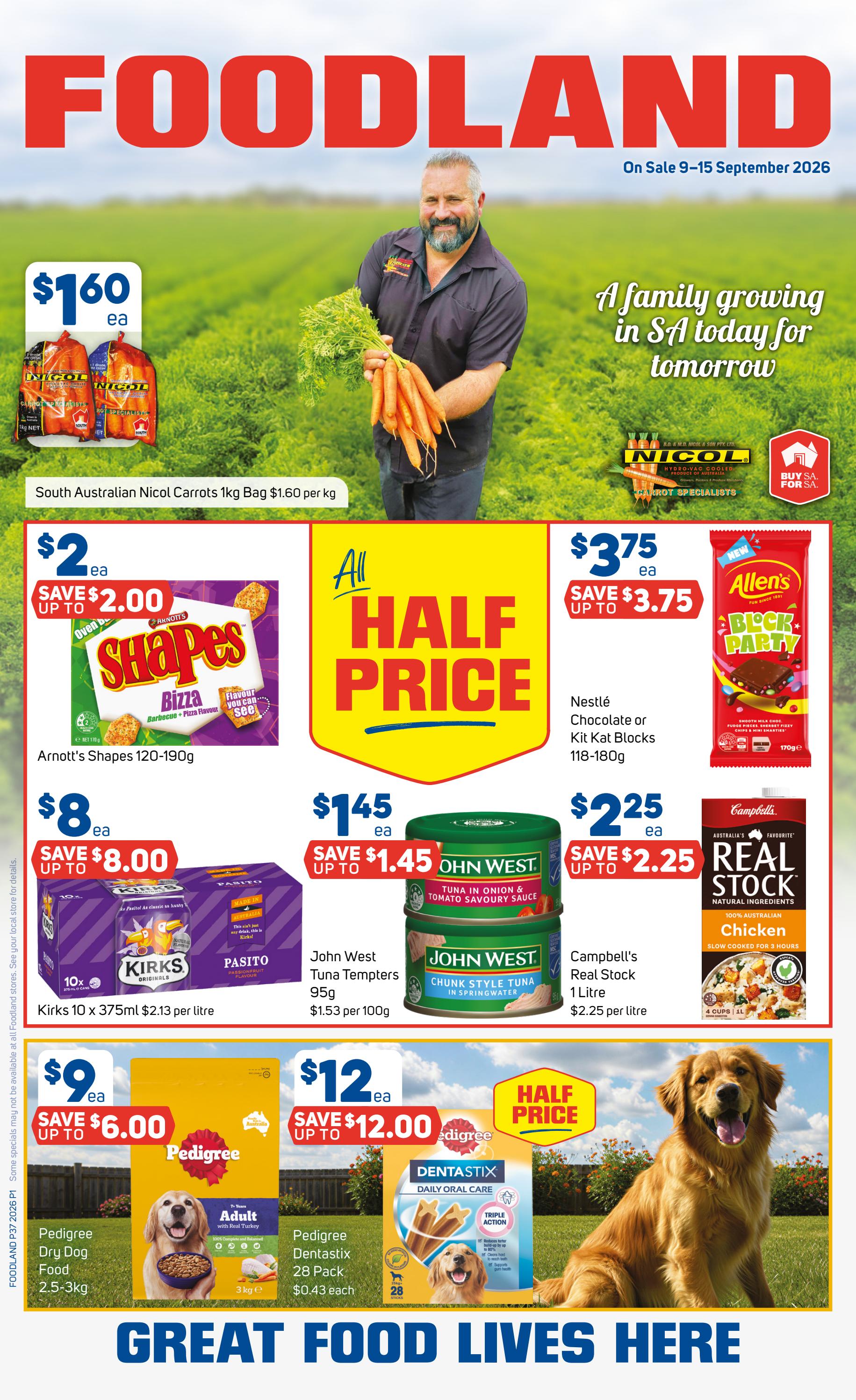 Foodland Catalogue Week 37 2026 page 1 of 33